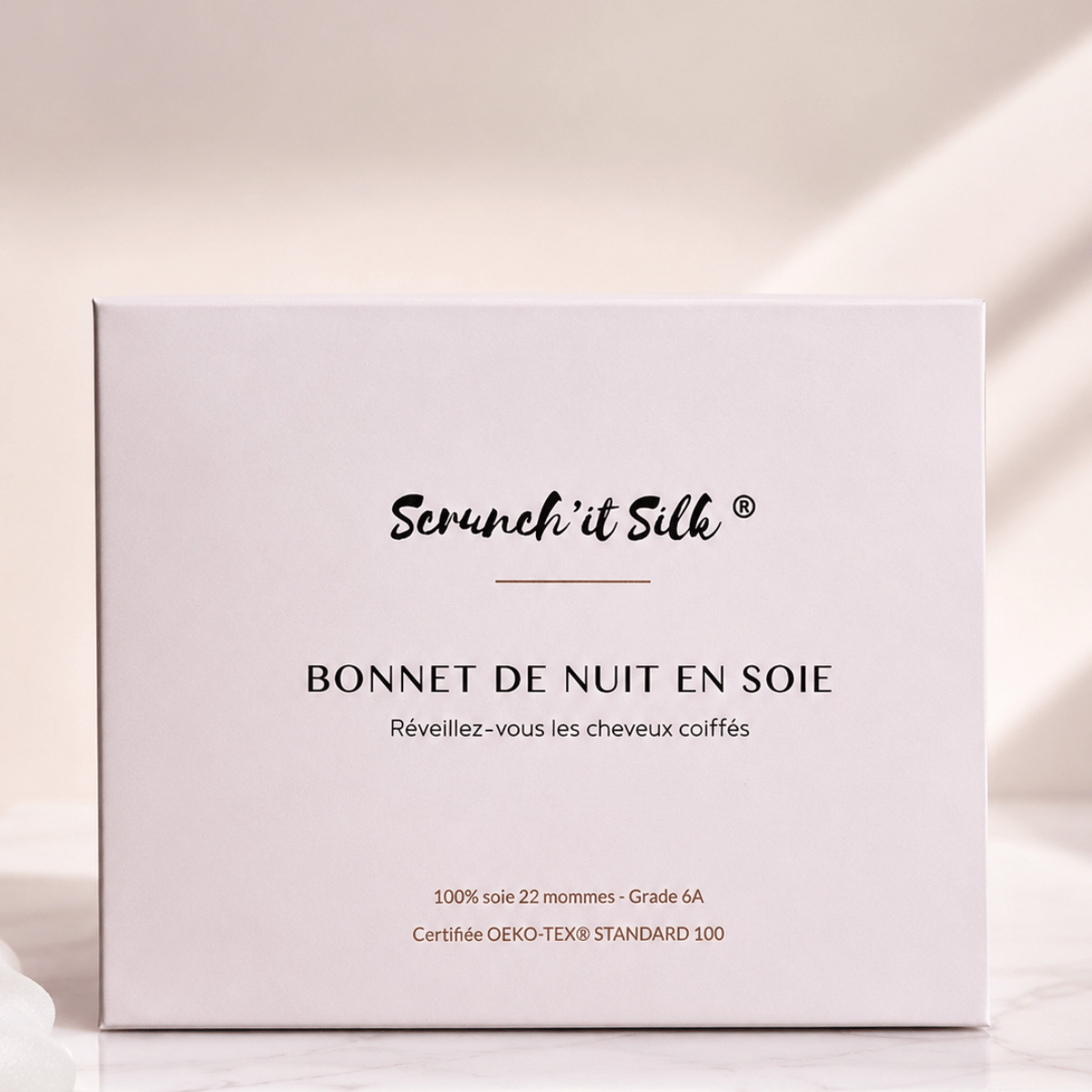 Bonnet de nuit en soie