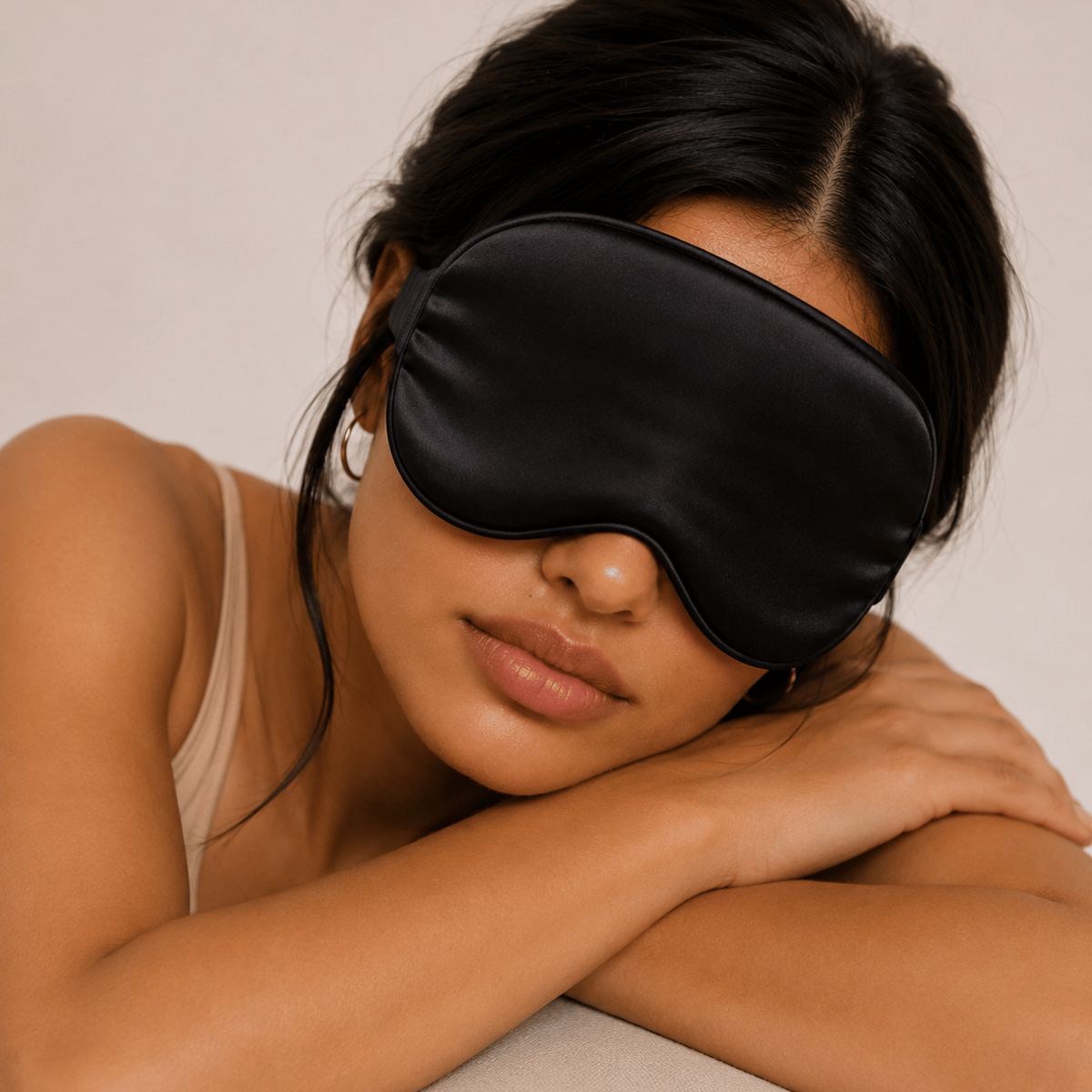 Masque de Sommeil en soie - Contour