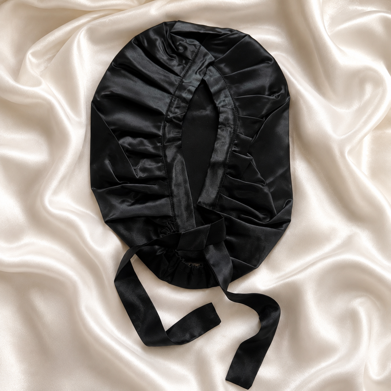 Bonnet de nuit en soie
